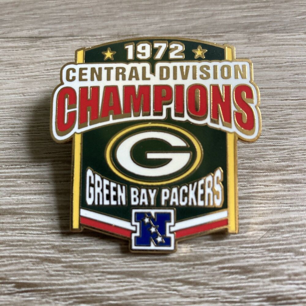 1972 Green Bay Packers Central Division Champions Pin Willabee Ward Collection